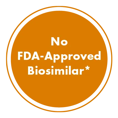No FDA-Approved Biosimilar*